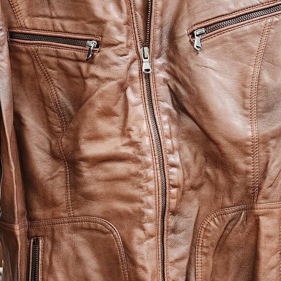 Vegan Leather Moto Jacket - Picture 4 of 4
